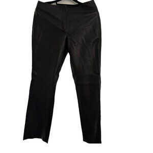 Jillian Jones Black Leather Pants Size 10